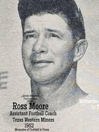 El Paso's Texas Western Miners 1952 Football Season Assistant Coach