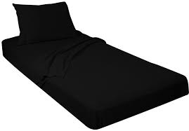 Suitable mattress, it is made from high quality parts. Jersey Knit 3 Piece Twin Size Sheets Set Black Item Jk3 Bk Twn