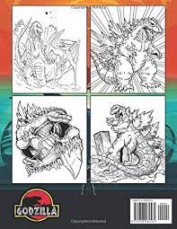 Download or print godzilla destroying town coloring pages for free plus other related godzilla coloring page. Godzilla Colouring Book Over 40 Colouring Pages Of Godzilla The King Of Monster To Inspire Creativity And Relaxation A Perfect Gift For Kids And Adults Lexi Hana 9781708282561 Amazon Com Au Books