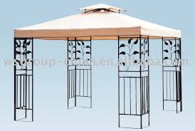 The vented roof provides better airflow and helps to lower the temperature. Outdoor Metal Gazebo With Double Roof Garden Gazebo White Buy Metal Roof Gazebo Gazebo With Metal Roof Metal Square Gazebo Product On Alibaba Com