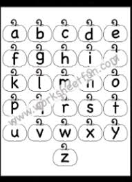 Pumpkin Alphabet Worksheet Letter Chart A To Z Alphabet