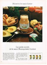 Lesieur 1980 Sauce Mousquetaire A L Armagnac Petits Plats Alimentation Plat