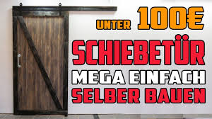 Schiebetüren setzt man nicht nur gerne bei kleiderschränken ein, sondern auch überall dort, wo weit aufschwingende flügeltüren hinderlich wären. Schiebetur Einfach Selber Bauen Youtube
