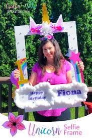 Decoration Birthday Poster Board Ideas Unicorn Selfie Frame Craftin Nikki Diy Unicorn Frame Made From Poster Board Foam Glitter Rhin Birthday Poster Board Birthday Poster Diy Birthday Poster