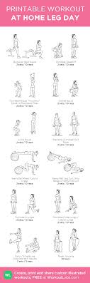 At Home Leg Day My Custom Workout Created At Workoutlabs