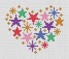 This is a children's craft website and with that in mind the patterns and directions are geared to those keep in mind, the size of your finished project also depends on the count you use. Geometric Heart Cross Stitch Pattern Modern Tribal Aztec Quick Cross Stitch Easy Beginner S Embroidery Pattern Instant Download Pdf Estrella Punto De Cruz Corazon De Punto De Cruz Cenefas Punto De Cruz