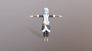 Rimuru Tempest Reincarnated As A Slime Wip 3d Model By Havir Havir E061359 Sketchfab