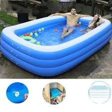 1 5 2 1 3 05m 3 layers portable inflatable swimming pool adults kids bath bathtub foldable outdoor indoor bathroom spa sale banggood com