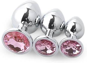 Metal Large Butt Plug Intimate Metal Anal Plug With Crystal, Solid Diamond  Training Suction Cup Realistic Classic,jewel Plug Toy,stainless Steel Plug  ...