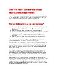 The most basic exercise involves wrapping the thumb and index finger. Grow Your Penis Discover The Easiest Natural And Risk Free Formula