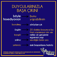 Bu Basit Ve Uygulanabilir Onerilerle Siz De Duygularinizla Basa Cikin P Psikon Psikolojik Destek Ve Positive Psychology Personal Improvement Cool Words