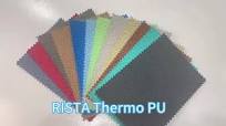 0.6mm Thin Eco-Friendly Color Changing Thermo PU Leather Fabric with Heat Burnishing for Jewelry Box Notebook Craft Packaging