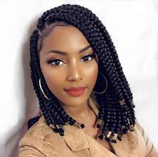 If you choose box braids as your protective hair braid style, you might consider to experiment with color. Most Beautiful Black Women Hair Braid Styles