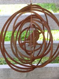 Vogel Mobile Hanger Edelrost Windspiel Gartendeko Edelrost Windspiele Garten Deko