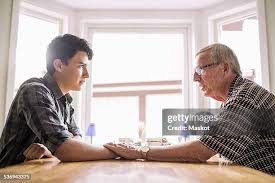 38,441 Young Man Old Man Stock Photos ...