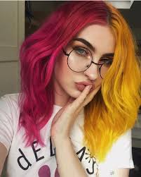 Colorful Energy Hair Dye Colors Dyed Hair Split Dyed Hair