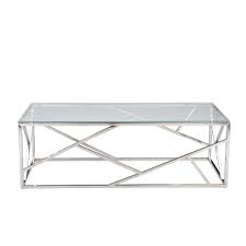 5% coupon applied at checkout save 5% with coupon. Aero Chrome Glass Coffee Table Modern Furniture Brickell Collection
