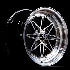 Jnc002 Black Machined Face Wheel Custom Wheels Muscle Car Rims