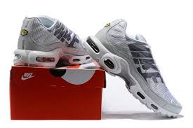 Original Nike Air Max Plus Tn Striped Pure Platinum Dark Grey White Wolf Grey At0040 003 Sneakers Men S Running Shoes Nike Air Max Nike Air Max Plus Running Shoes For Men
