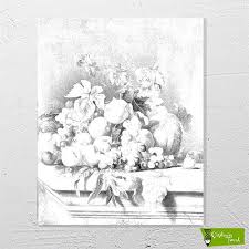 Butun Boyamaya Hazir Cizilmis Tuvaller Panosundaki Pin