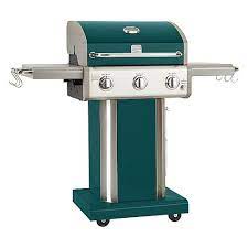 Kenmore Kenmore 3 Burner Gas Grill With Foldable Side Shelves Teal Limited Availability Indoor Outdoor Grill 3 Burner Gas Grill Best Gas Grills