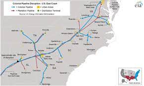 Colonial pipeline fell victim to a cybersecurity attack on friday that involved ransomware, forcing it to temporarily shut down all pipeline operations. Pipeline Shutdown Disrupts Gasoline Supply In The Southeast Today In Energy U S Energy Information Administration Eia