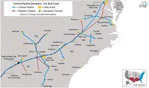 Reporting damage to the pipeline. Pipeline Shutdown Disrupts Gasoline Supply In The Southeast Today In Energy U S Energy Information Administration Eia