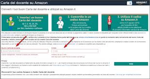 Carta Del Docente In Codice Amazon Scuole Digitali