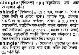 Check spelling or type a new query. Bangla To English Meaning Of Shingle Bdword Com