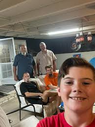 Social gathering with friends, possibly related to VW and Buggy building