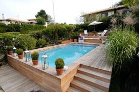 piscine concept piscine arcachon piscine semi enterree backyard pool landscaping small backyard pools backyard