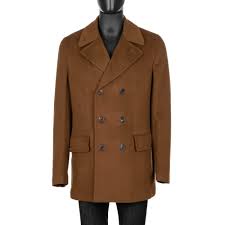 Double breasted wool dark red double breasted style coat mens peacoat. Dolce Gabbana Double Breasted Cashmere Coat Camel Brown Fashion Rooms