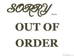 Out Of Order Sign Template Google Search Out Of Order Sign Printable Signs Signs