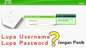 Cara mendapatkan password admin modem. Cara Lupa Username Dan Password Indihome Tutorial Indonesia Youtube