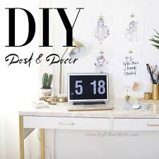 Ikea Marble Desk Hack Easy Office Organizational Diys Lifeannstyle Marble Desk Diy Desk Decor Office Furniture Decor