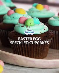 Easter Egg Speckled Cupcakes Kraft What S Cooking Video Recipe Video Easter Cupcakes Easter Baking Egg Cupcakes