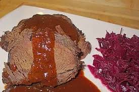 Omas Rheinischer Sauerbraten Von Kaffeebohne Chefkoch Rezept Rheinischer Sauerbraten Lecker Brot Backen Rezept Einfach