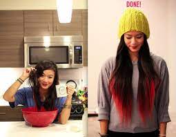 Color Me Pretty 4 Ways To Get Temporary Highlights Kool Aid Hair Temporary Hair Dye Kool Aid Hair Dye