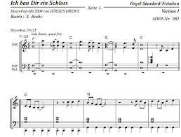 Listen to ich bau dir ein schloss by jürgen drews, 32,916 shazams, featuring on schlager essentials, and jürgen drews essentials apple music playlists. 982 Ich Bau Dir Ein Schloss Org1 Jurgen Drews Musiknoten Gm Seq Style Mp3 Mwp News