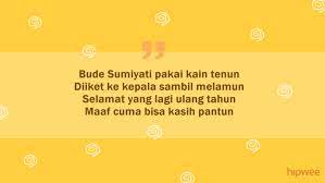 Ulang tahun putra anang hermansyah ini dirayakan bersama keluarga dan sang kekasih, sarah menzel. Berikan 10 Pantun Ucapan Ulang Tahun Ini Kepada Orang Terdekatmu Biar Mereka Selalu Mengingatmu