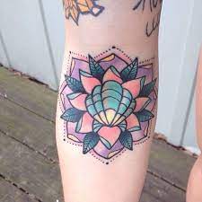 Alexstrangler On Instagram Forgot To Post This Healed Ditch Flower On Katielevan Thank You For The Photo Tattoos Shell Tattoos Pretty Tattoos