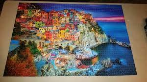 This 2000 piece jigsaw puzzle features cinque terre on the stunning italian coastline. Cinque Terre Italy 2000 Piece Puzzle 2000 Piece Puzzle Art Painting
