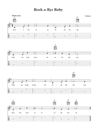 Enjoy an unrivalled sheet music experience for ipad—sheet music viewer, score library, and music store all in one app. Rock A Bye Baby Easy Guitar Sheet Music And Tab With Chords And Lyrics