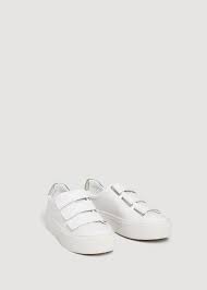 Platform Velcro Fastening Sneakers Women Mango United Kingdom Velcro Sneakers Adidas Shoes Women Zara Sneakers