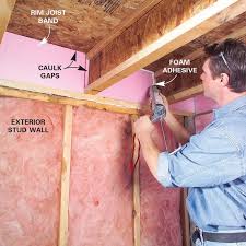 Start by installing the drywall screws and place the first joint on the exterior basement walls. Basement Finishing How To Finish Frame And Insulate A Basement Diy