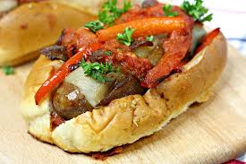 When i first made this, my husband, who grew up in chicago, said it reminded him of the subs he used to get add italian sausage, then some of tomato mixture to each hoagie roll. You Re Going To Want Seconds After One Bite Of This Sausage And Pepper Hoagie