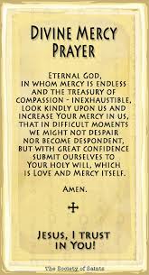 The Divine Mercy Of Jesus Holy Card Divine Mercy Divine Mercy Prayer Holy Cards