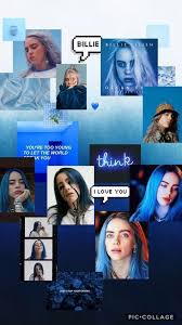 61 Ideas Blue Aesthetic Wallpaper Billie Eilish Boxer Braids Aesthetic Billie Billie Eilish Blue Aesthetic