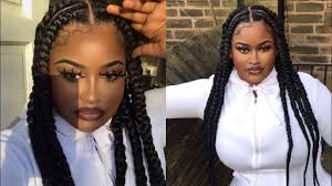 Pop smoke braids are among the top trending braided hairstyles of 2020. How To Pop Smoke Inspired Braids Tutorial Feed In Braids Tutorial Youtube