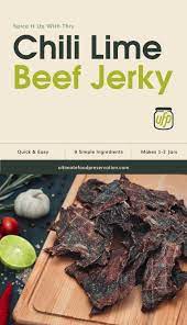 Spice It Up With This Chili Lime Beef Jerky Recipe Ufp Recipe Beef Jerky Recipes Jerky Recipes Beef Jerky